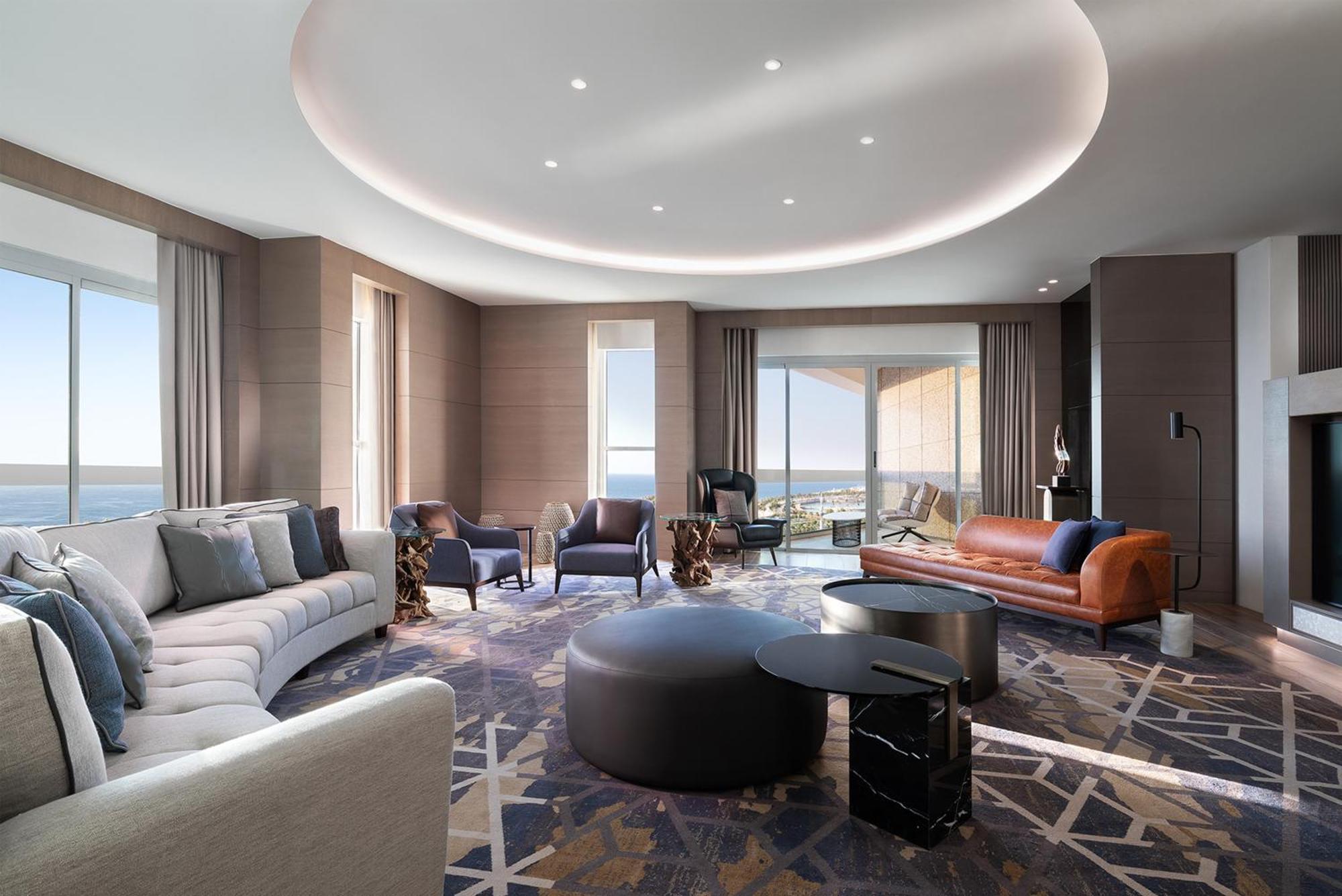 เชอราตัน เจดดาห์ โฮเต็ล Hotel ภายนอก รูปภาพ The living room of a three-bedroom apartment